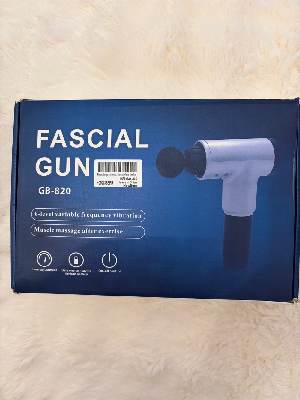 Fascial Gun GB-820 Massage Gun in Blue